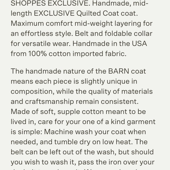 NEW BARN coat from Shoppes Size 1 - Picture 13 of 14